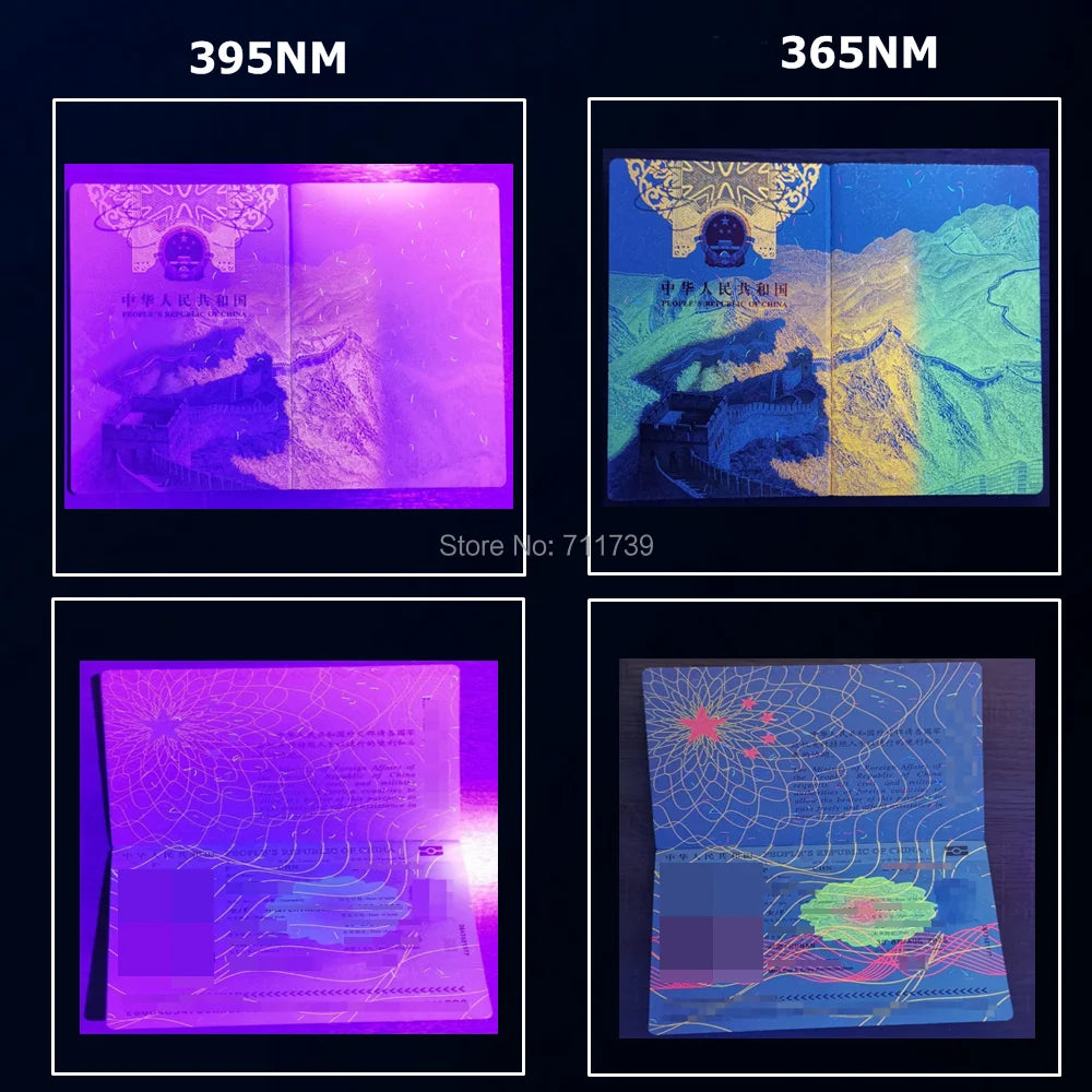 51 LED UV Light 395-400nm LED UV Flashlight Money Ore Pet Stains Tinea Scorpion Leakage Invisible Ink Marker Detector Lamp Torch