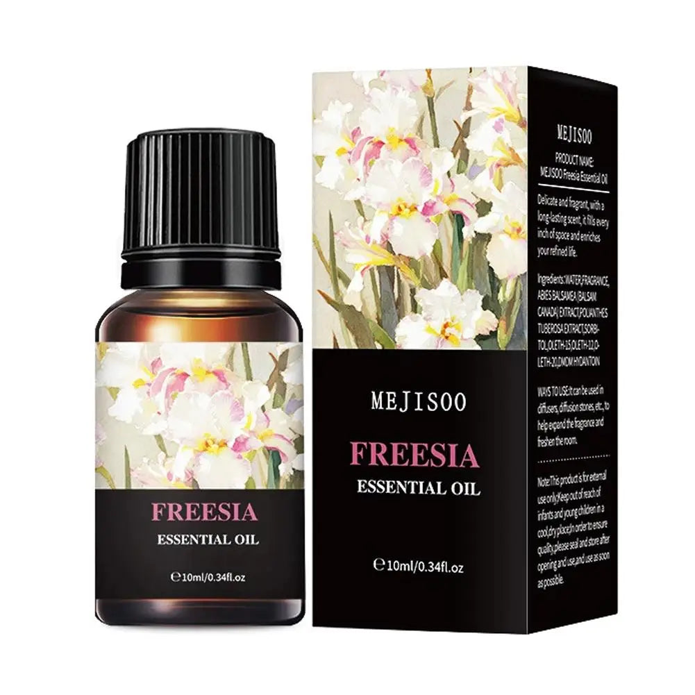 15 Flavors Essential Oils For Aroma Diffuser Air Humidifier Home Water-soluble Cherry Blossom Sandalwood Jasmine Ocean Rose 10ml