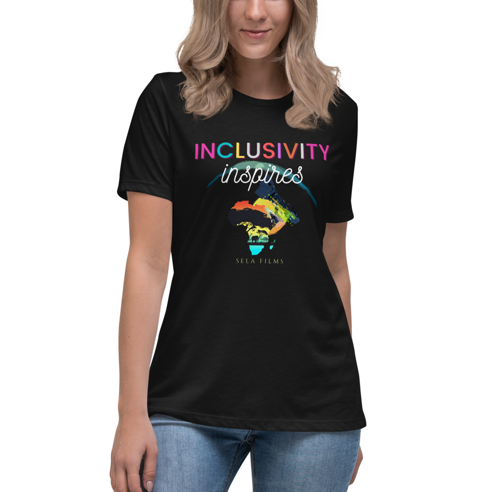 Limited Edition || Relaxed Fit Women's T Shirt || Inclusivity Inspires || Clean image 1