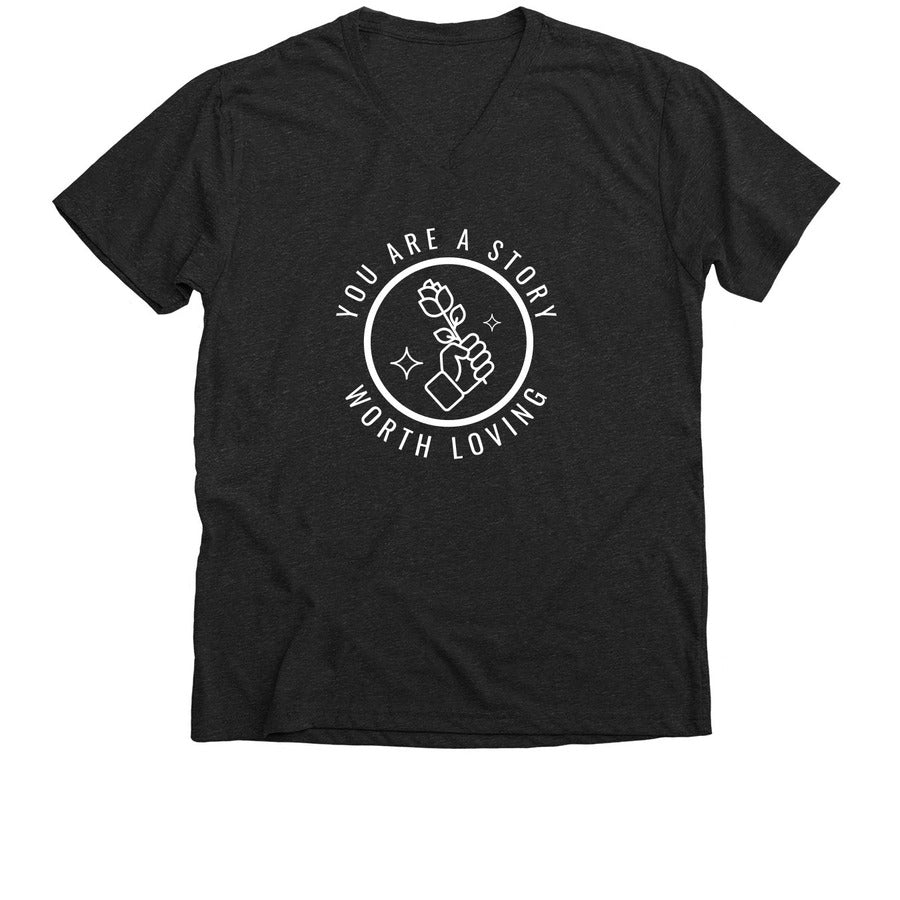 Bonfire Premium Unisex V Neck Tee image 2