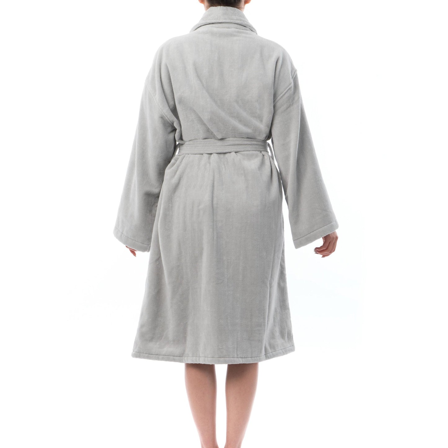 Alpine Swiss Blair Womens Cotton Terry Cloth Bathrobe Shawl Collar Velour Spa Robe