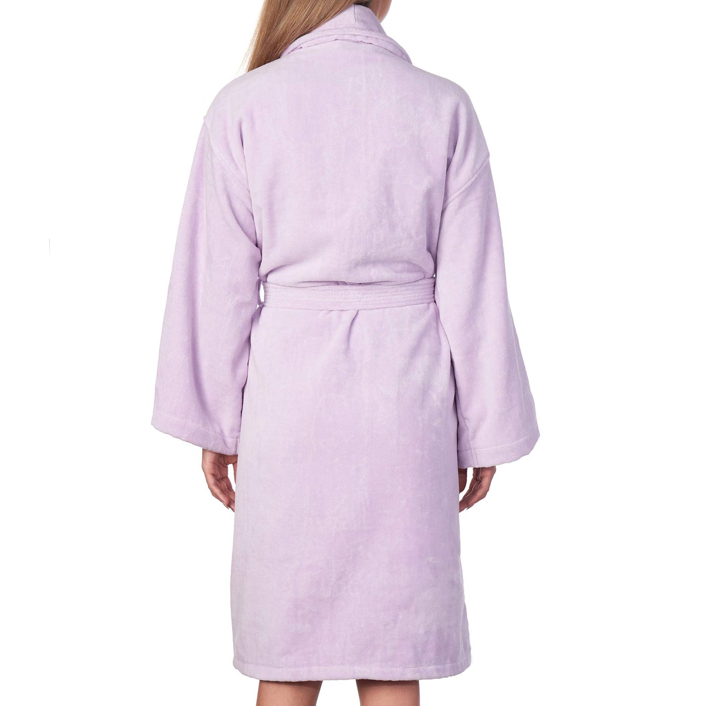 Alpine Swiss Blair Womens Cotton Terry Cloth Bathrobe Shawl Collar Velour Spa Robe