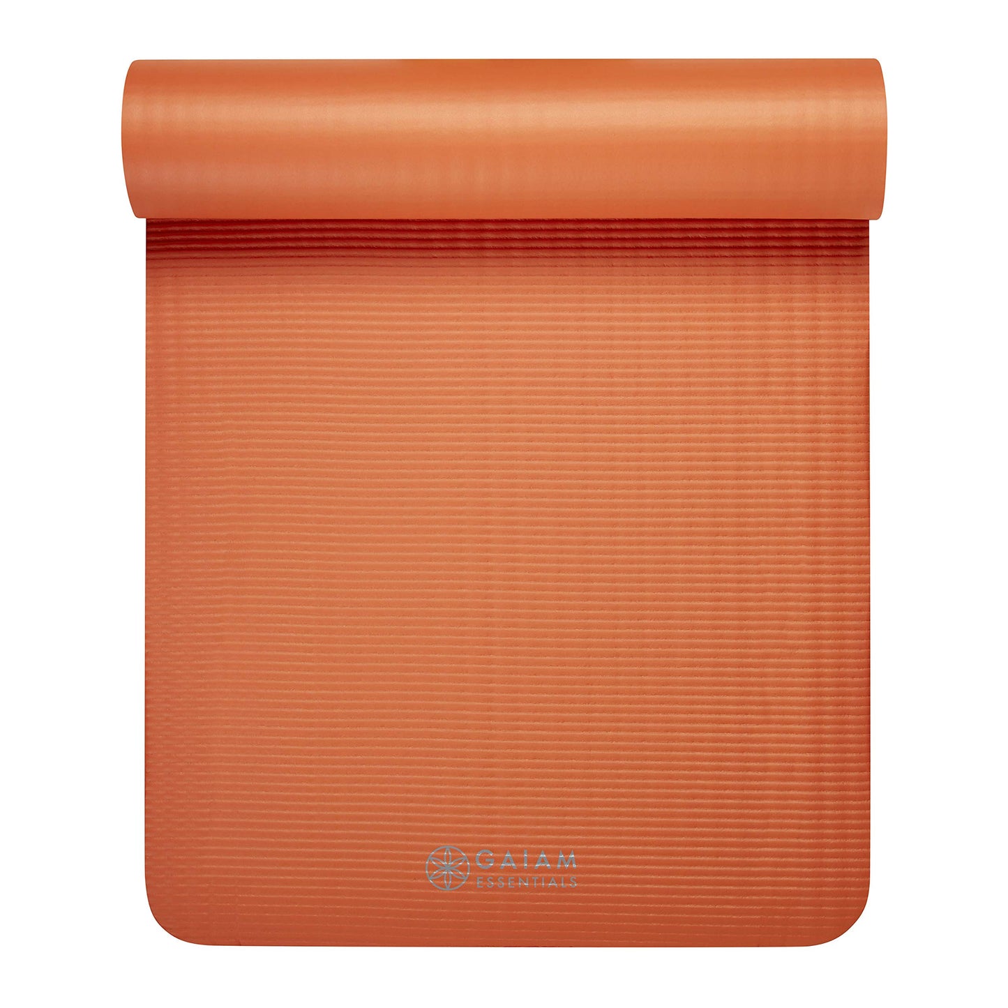 Gaiam Yoga Mat, Pilates & Exercise Mat, Thick 2/5" (10mm) Workout Mat with Easy-Cinch Carrying Strap for Home & Gym Workouts