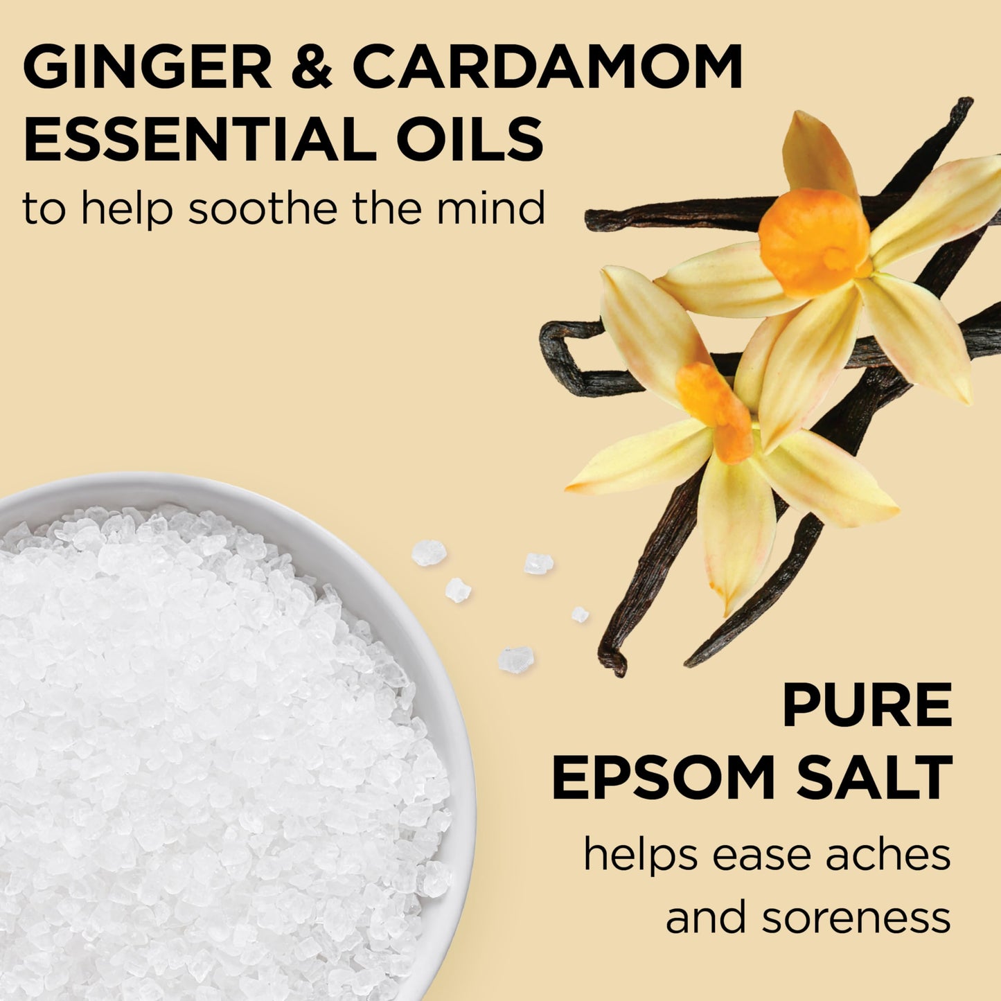 Dr Teal's Pure Epsom Magnesium Salt Soak, Soothe & Sleep with Lavender, 3 lb (Pack of 4)