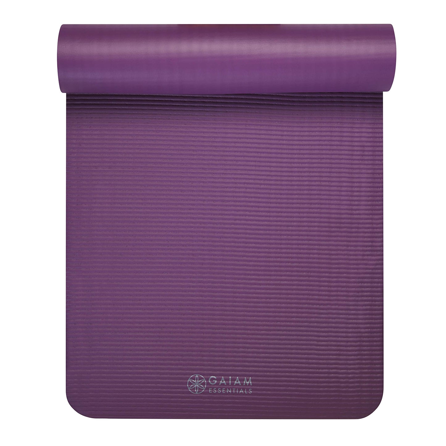 Gaiam Yoga Mat, Pilates & Exercise Mat, Thick 2/5" (10mm) Workout Mat with Easy-Cinch Carrying Strap for Home & Gym Workouts