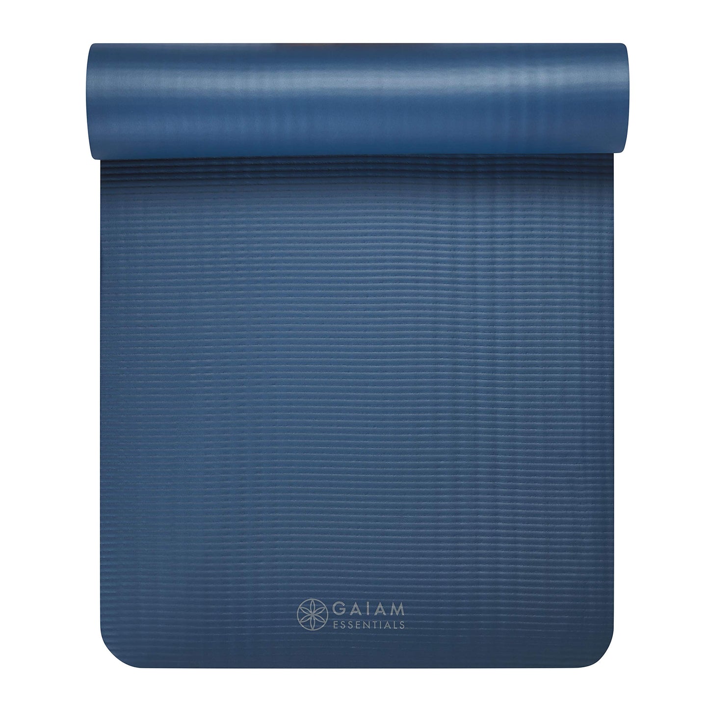 Gaiam Yoga Mat, Pilates & Exercise Mat, Thick 2/5" (10mm) Workout Mat with Easy-Cinch Carrying Strap for Home & Gym Workouts