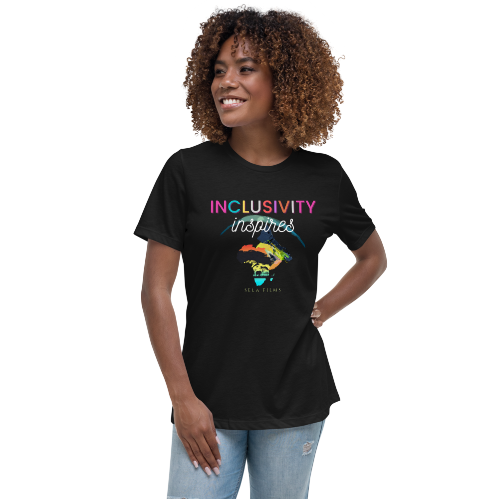 Limited Edition || Relaxed Fit Women's T Shirt || Inclusivity Inspires || Clean image 0
