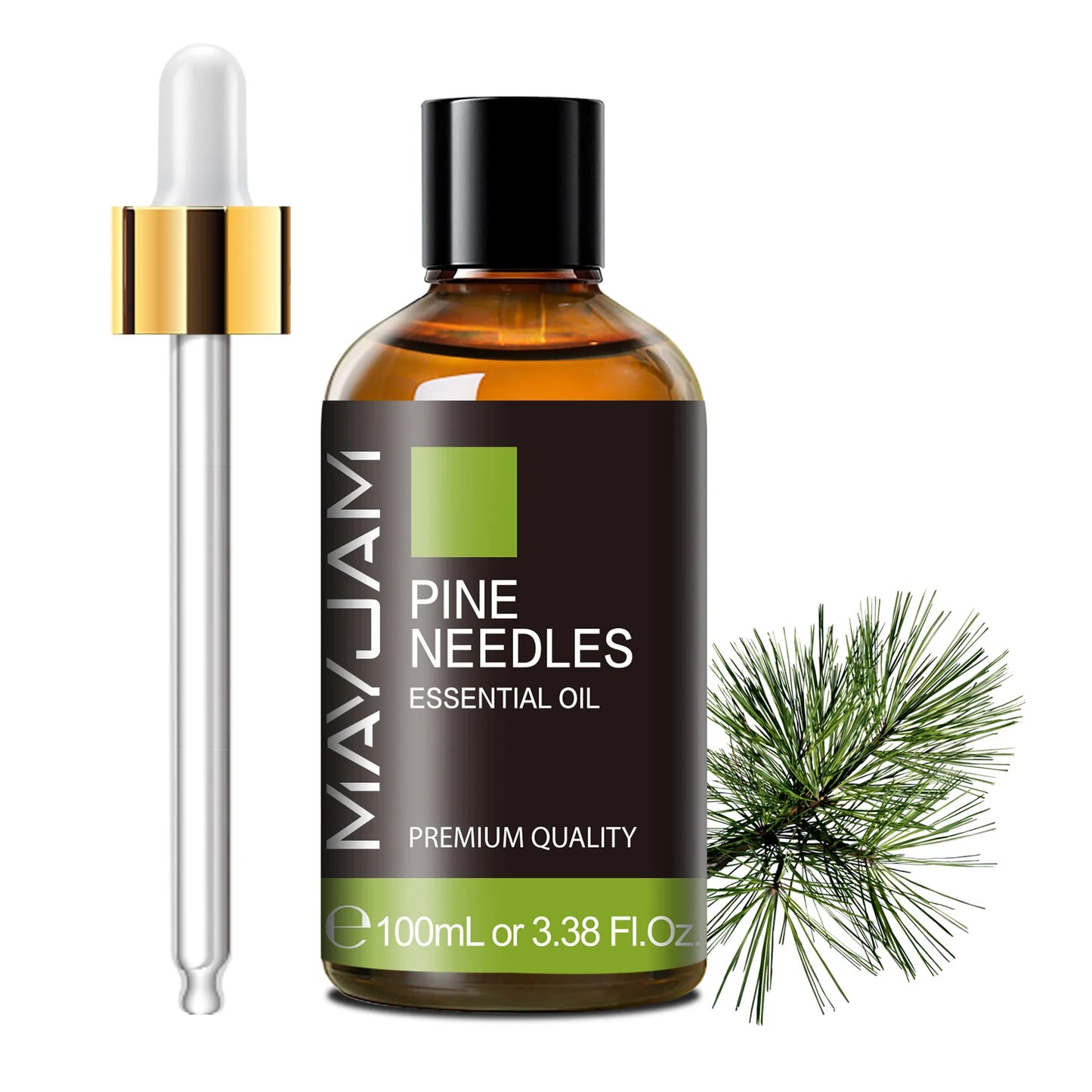 MAYJAM 100ml Pure Essential Oil with Glass Dropper, Aromatherapy Essential Oils Lavender Eucalyptus Rosemary Vanilla Aroma Oil