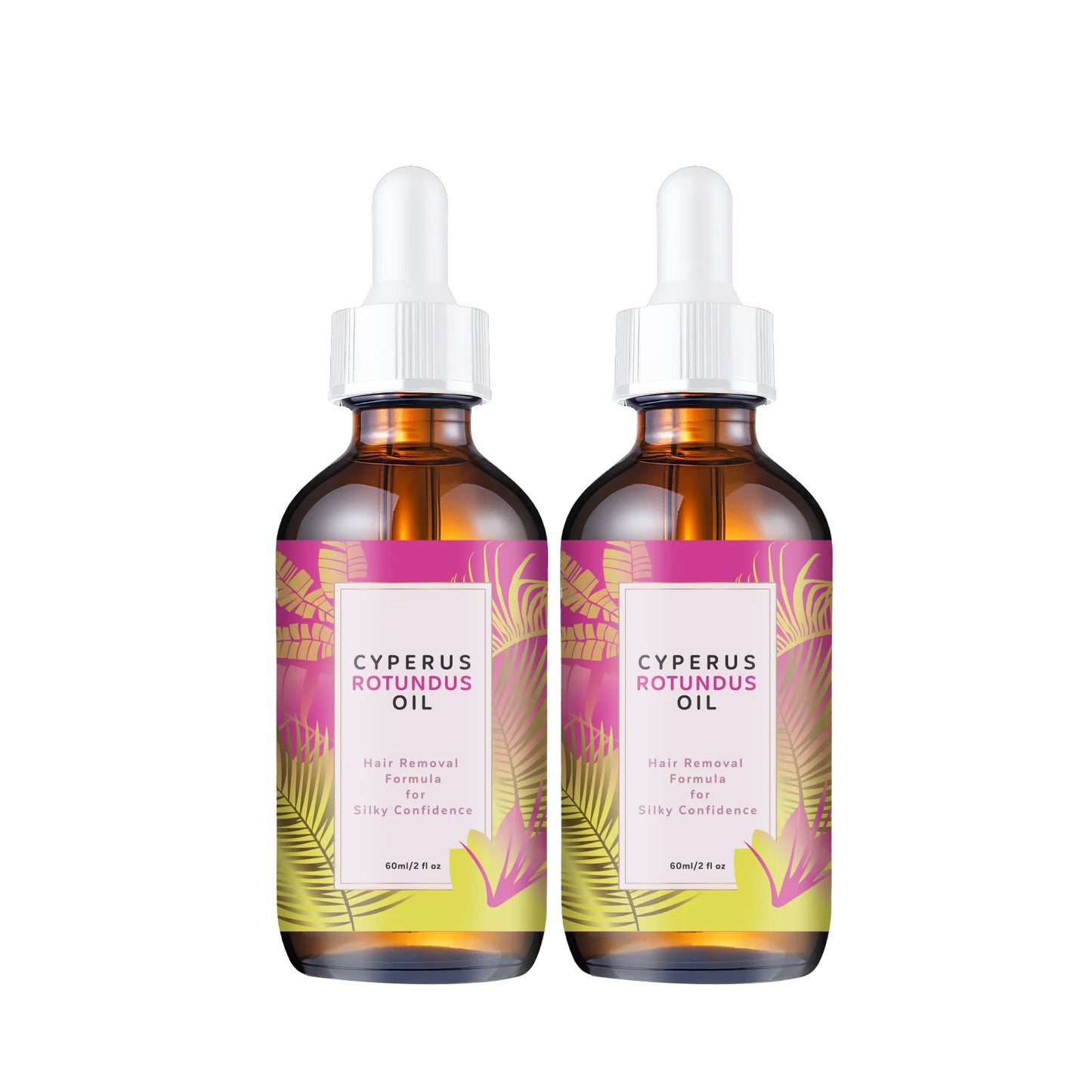 Botanical Hair Minimizing Body Oil 60ml - Jojoba & Almond Blend Gently Slows Hair Growth & Smooths All Skin Types.