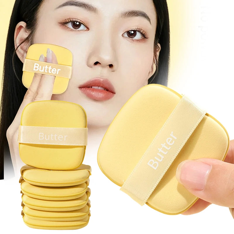Butter Puff Air Cushion Biscuit Super Soft Becomes Bigger When Encountering Water Liquid Foundation Makeup Tool Is Double-sided