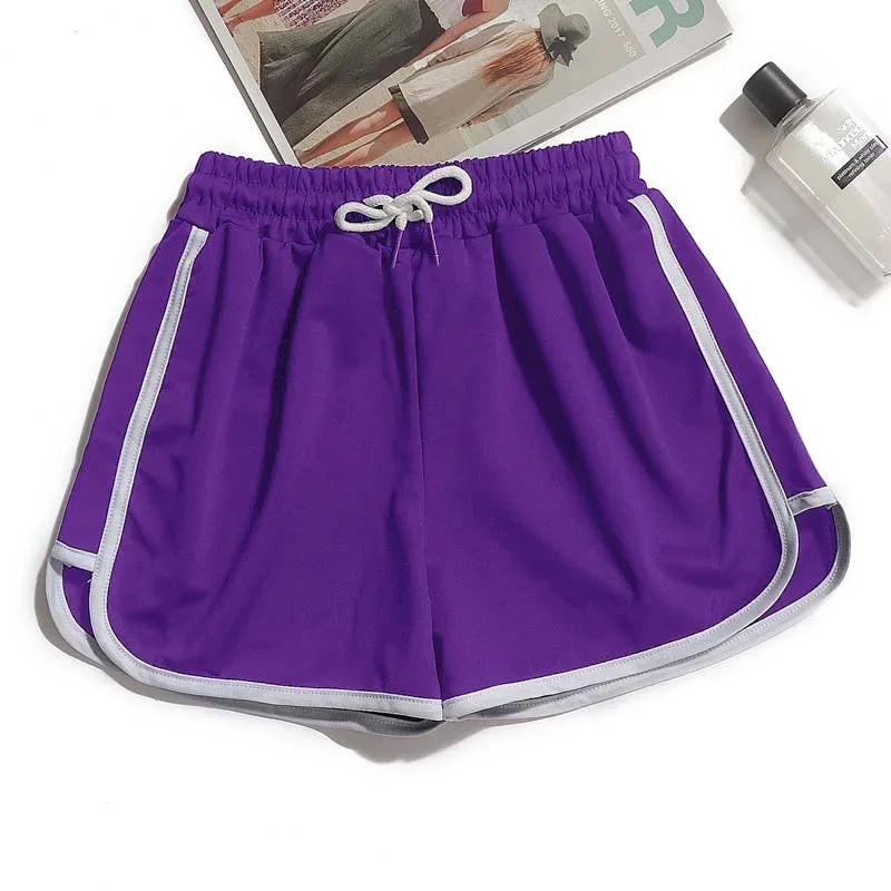 Elastic Shorts for Women Loose Fitting Quick Drying Summer Thin Running Fitness Leisure and Anti External Wear Instagram