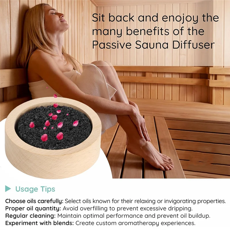 Emption!Wood Lava Rock Essential Oil Diffuser Natural Aromatherapy For Sauna, Office, Bedroom, Bathroom For Home, Offices, Yoga,