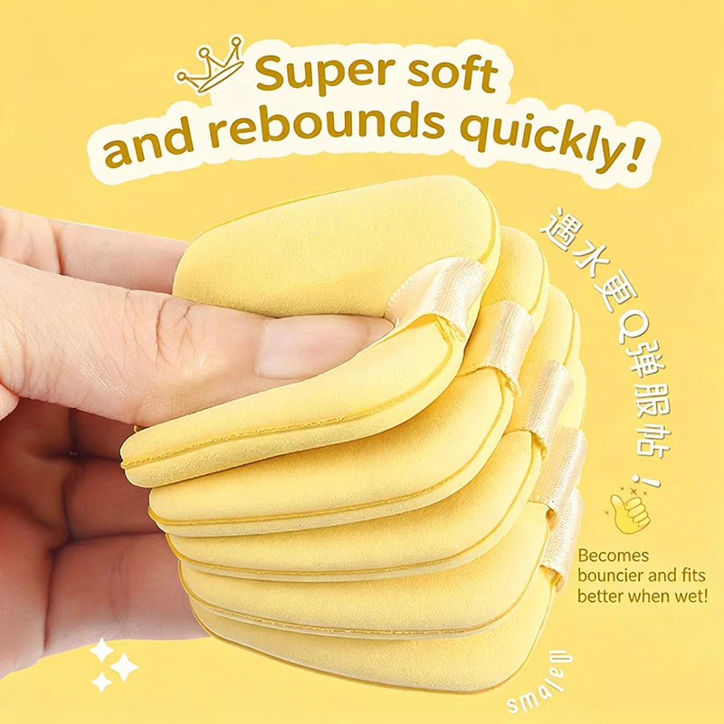 Butter Puff Air Cushion Biscuit Super Soft Becomes Bigger When Encountering Water Liquid Foundation Makeup Tool Is Double-sided