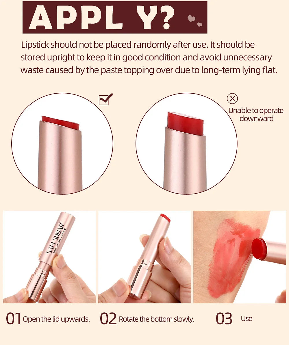Hyaluronic Acid Lip Balm Overnight Sleeping Mask Moisturizing Anti Chapping Long Lasting Hydration Fades Lip Lines Gloss
