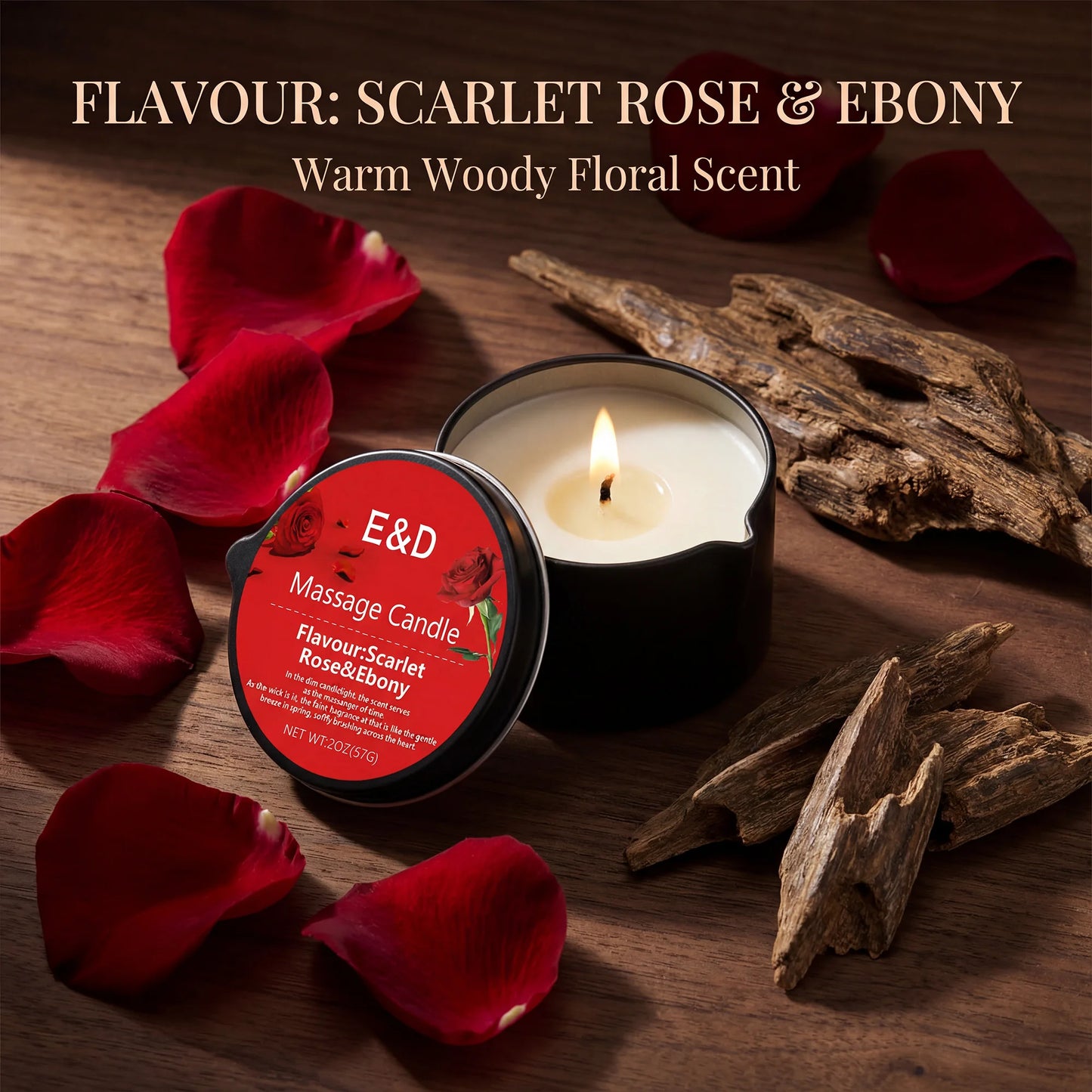 Massage Oil Candle,for Stress Relief and Skin Moisturizing,scented candles aromatherapy SM Product Spa Essentials,luxury candles