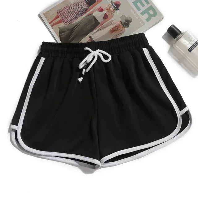 Elastic Shorts for Women Loose Fitting Quick Drying Summer Thin Running Fitness Leisure and Anti External Wear Instagram