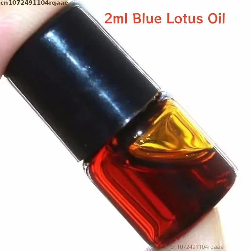Premium Natural Blue Lotus Essential Oil Oud Fat Oil For Beauty Skin Care Decompression Deep Sleep Purifying Healing Meditation