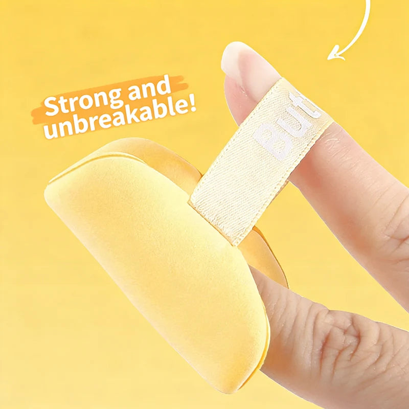 Butter Puff Air Cushion Biscuit Super Soft Becomes Bigger When Encountering Water Liquid Foundation Makeup Tool Is Double-sided