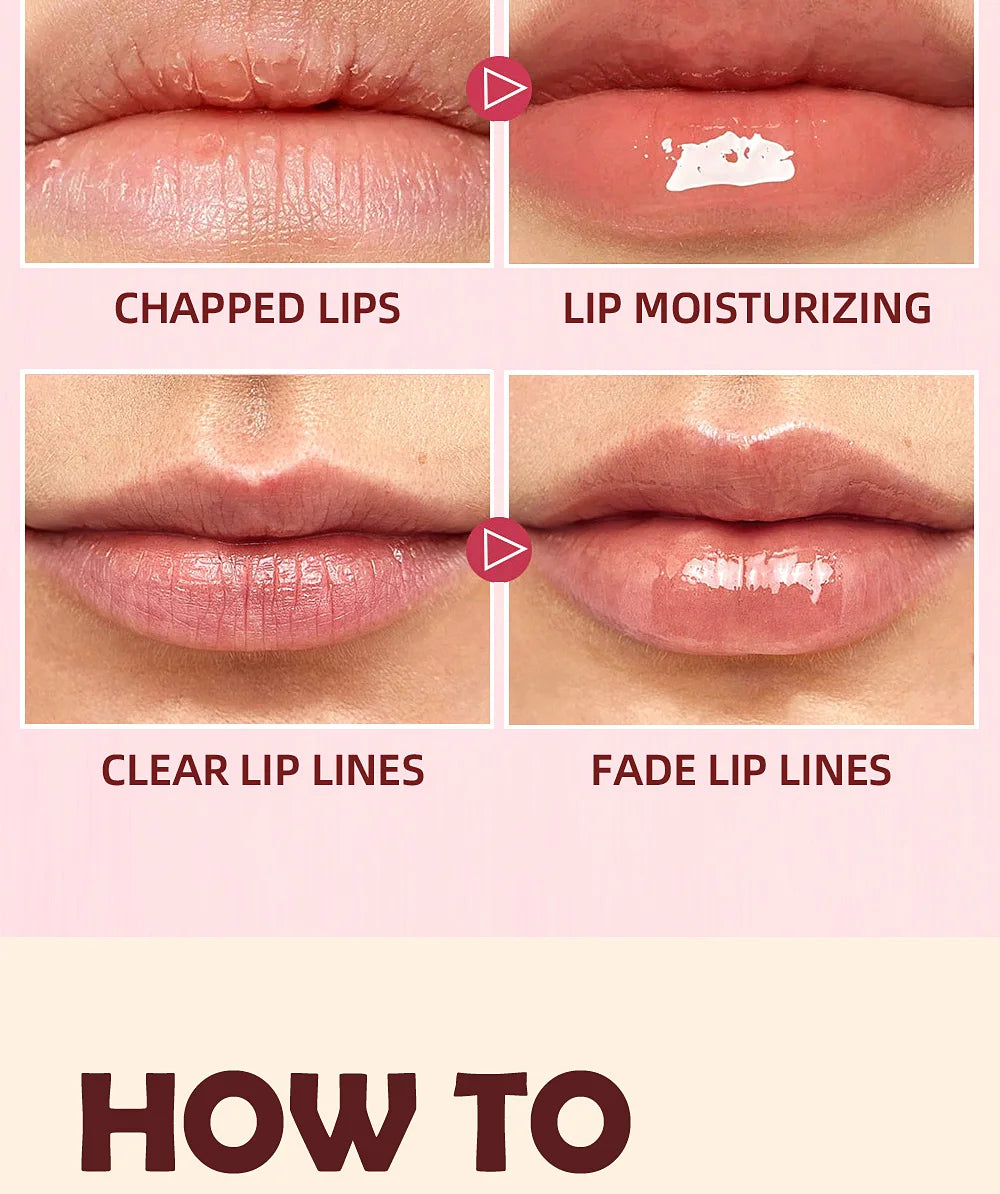 Hyaluronic Acid Lip Balm Overnight Sleeping Mask Moisturizing Anti Chapping Long Lasting Hydration Fades Lip Lines Gloss