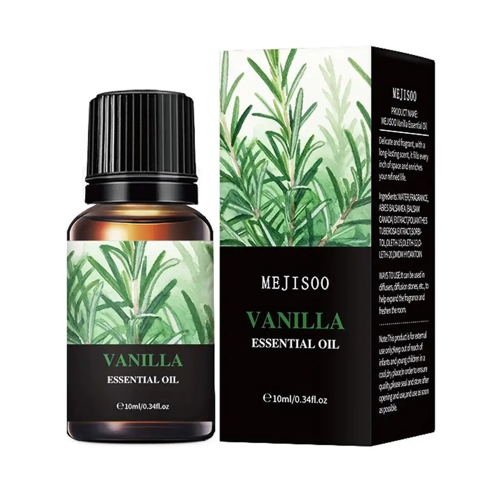 15 Flavors Essential Oils For Aroma Diffuser Air Humidifier Home Water-soluble Cherry Blossom Sandalwood Jasmine Ocean Rose 10ml