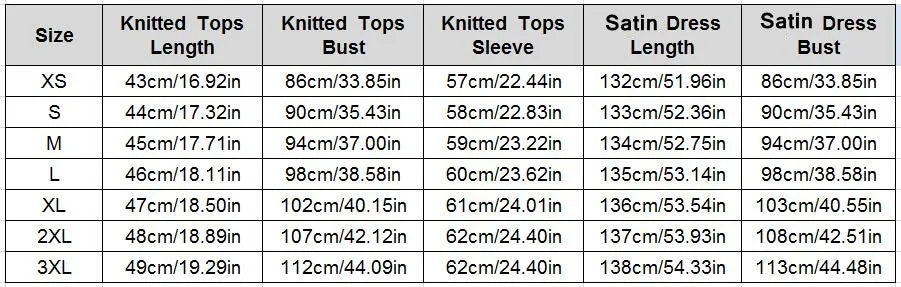 Sale AS 2024 winter design woman clothing Cable knitted Tops + Satin Dress ( Ship out in 1 day)