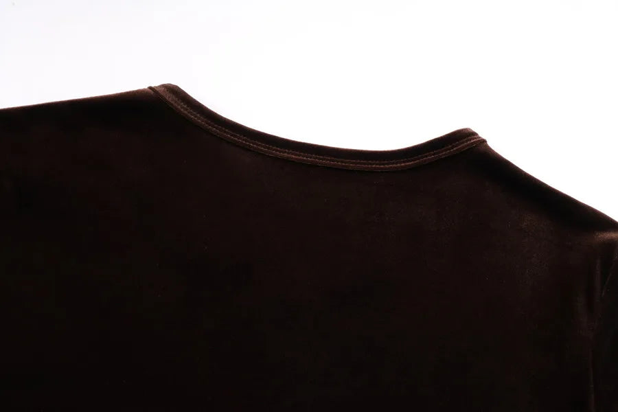 AS 2024 Fall- winter velvet woman clothes adjustable strap dress + basic tops + cardigan + sleeveless dress (ship out in 1 day)