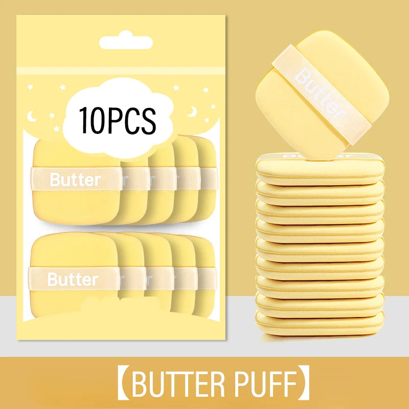Butter Puff Air Cushion Biscuit Super Soft Becomes Bigger When Encountering Water Liquid Foundation Makeup Tool Is Double-sided