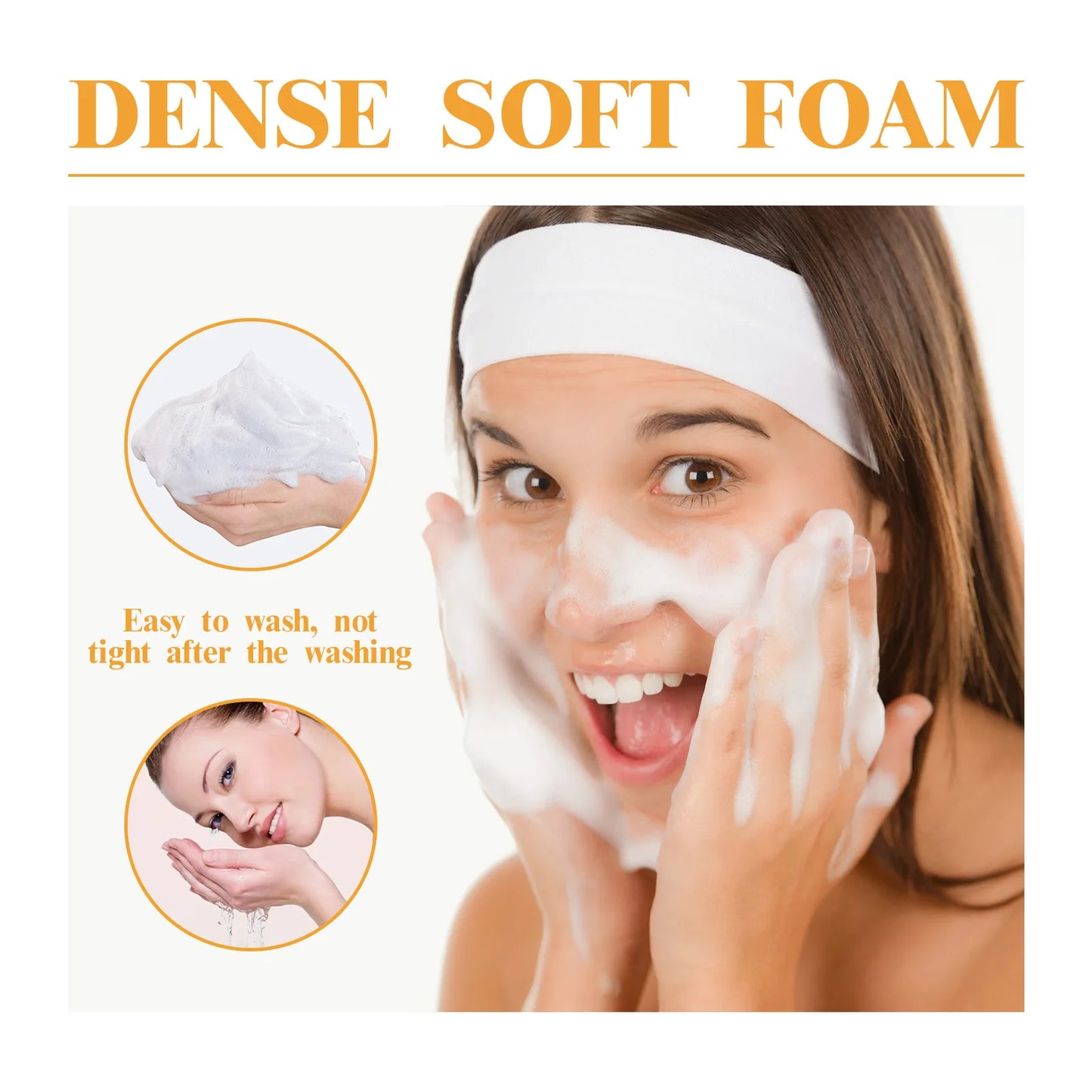 Hoygi Brightening Facial Cleanser Oil Control Deep Cleansing Softening Skin Smoothing Natural Formula Turmeric Foaming Cleanser