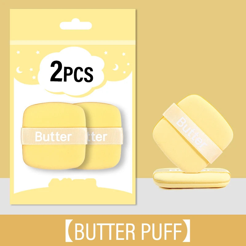 Butter Puff Air Cushion Biscuit Super Soft Becomes Bigger When Encountering Water Liquid Foundation Makeup Tool Is Double-sided