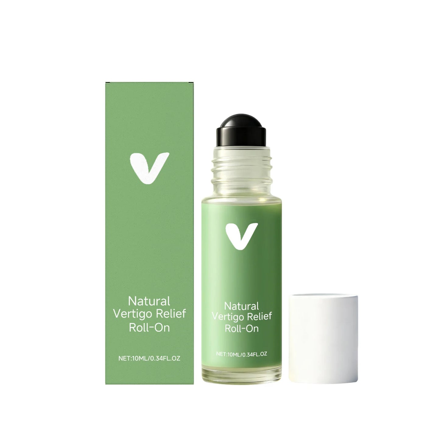 Roll-On Essential Oil - Cooling Soothing Massage for Ear Area, Compact Portable, Unisex Formula, Ideal for Daily Local Care