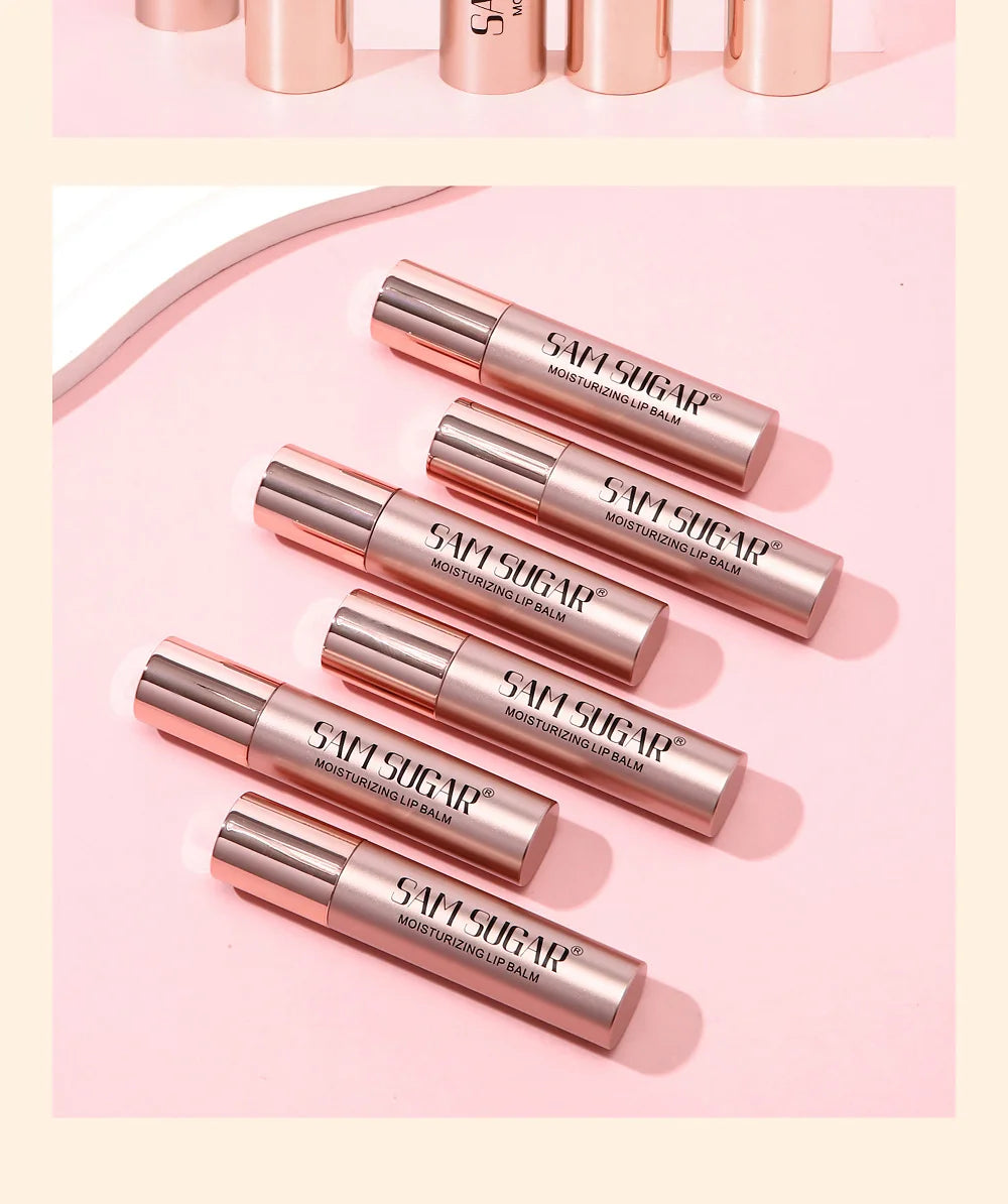 Hyaluronic Acid Lip Balm Overnight Sleeping Mask Moisturizing Anti Chapping Long Lasting Hydration Fades Lip Lines Gloss