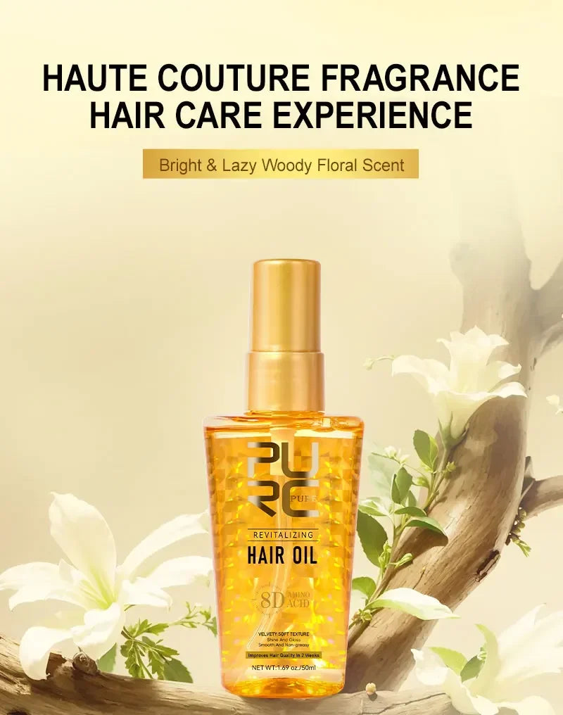 Moroccan Hair Care Essential Oil Nourishes Hair Nut Oil Smooths Brightens Softens Hair essence Repairs Hairy Dry Scalding Damage