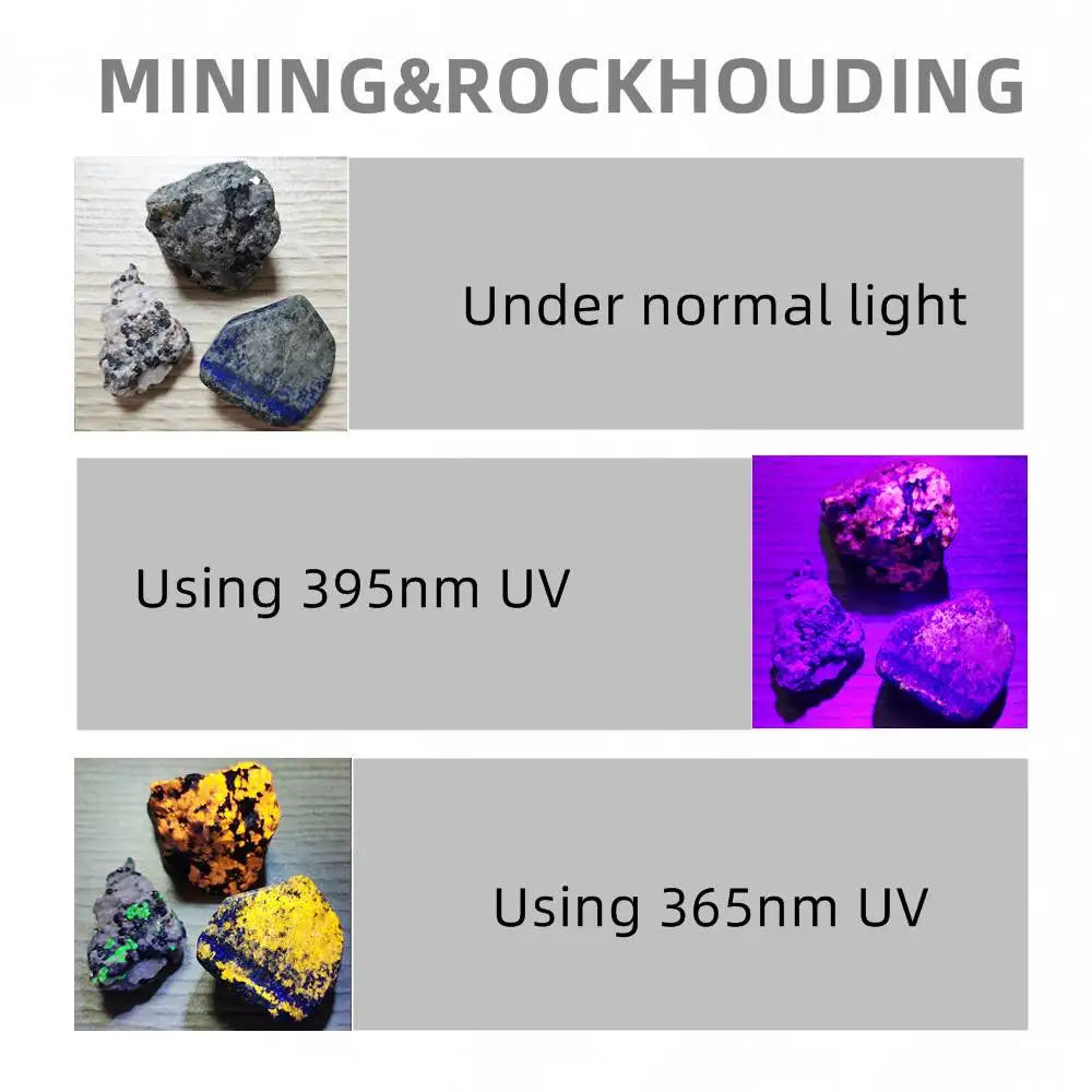 51 LED UV Light 395-400nm LED UV Flashlight Money Ore Pet Stains Tinea Scorpion Leakage Invisible Ink Marker Detector Lamp Torch