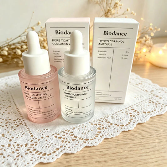 New Biodance 30ml Pore Tightening Glass Collagen Essence Hydrate Moisturizing Compact Improve Pores Whitening Repair Skin Care
