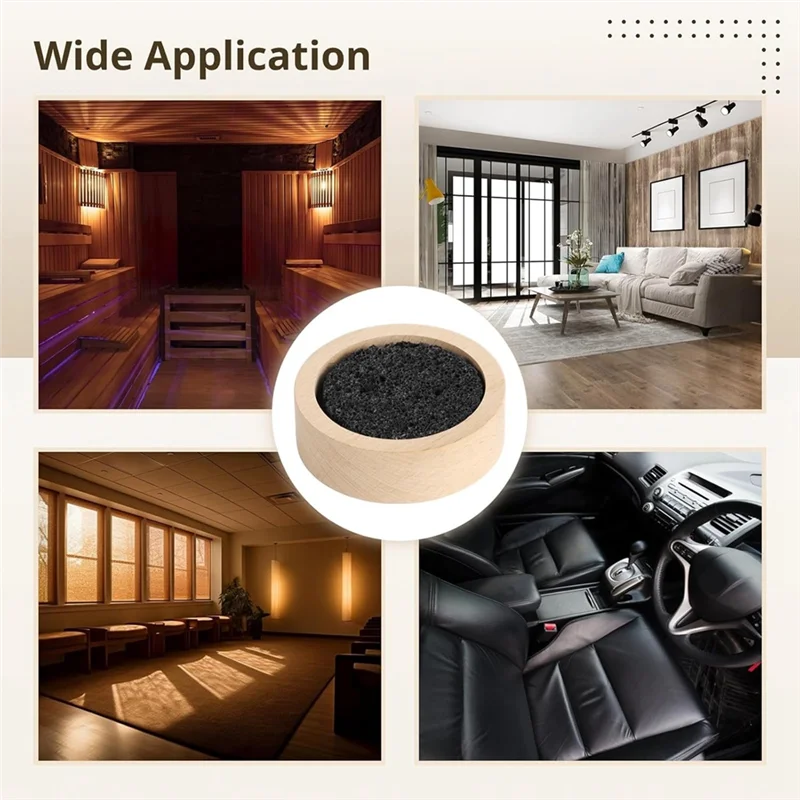 Emption!Wood Lava Rock Essential Oil Diffuser Natural Aromatherapy For Sauna, Office, Bedroom, Bathroom For Home, Offices, Yoga,