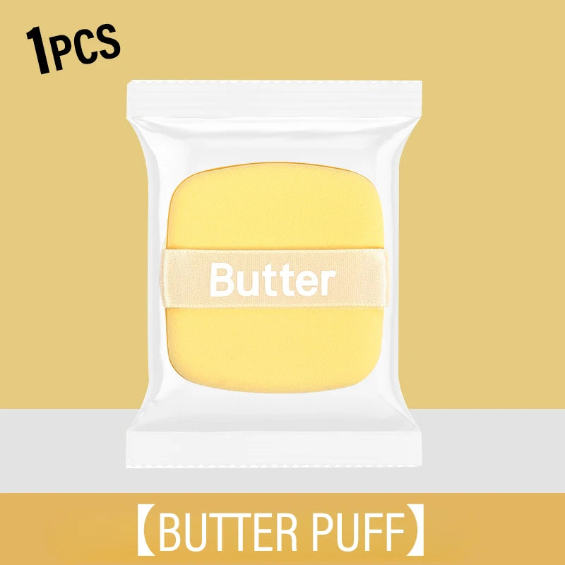 Butter Puff Air Cushion Biscuit Super Soft Becomes Bigger When Encountering Water Liquid Foundation Makeup Tool Is Double-sided