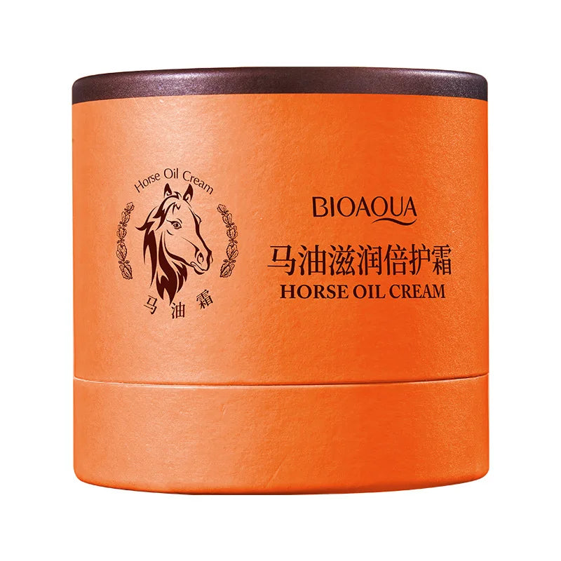BIOAQUA Face Cream Horse Oil Ointment Moisturizer Improve Drying Anti-Aging Moisturizing Whitening Day Cream Face Body Skin Care