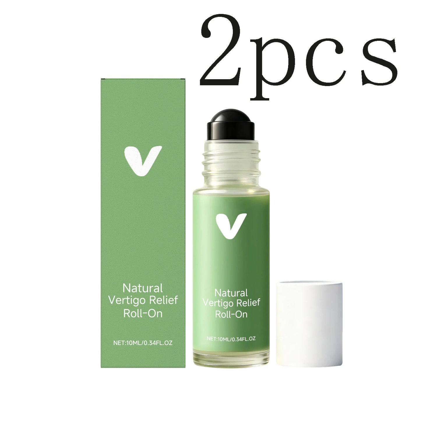 Roll-On Essential Oil - Cooling Soothing Massage for Ear Area, Compact Portable, Unisex Formula, Ideal for Daily Local Care