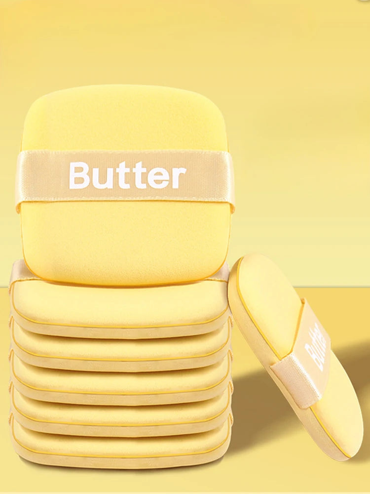 Butter Puff Air Cushion Biscuit Super Soft Becomes Bigger When Encountering Water Liquid Foundation Makeup Tool Is Double-sided
