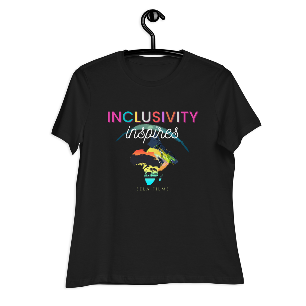 Limited Edition || Relaxed Fit Women's T Shirt || Inclusivity Inspires || Clean image 2