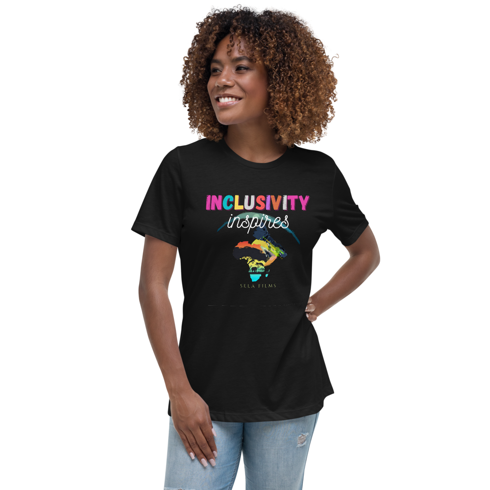 Limited Edition || Relaxed Fit Women's T Shirt || Inclusivity Inspires || BOLD image 2