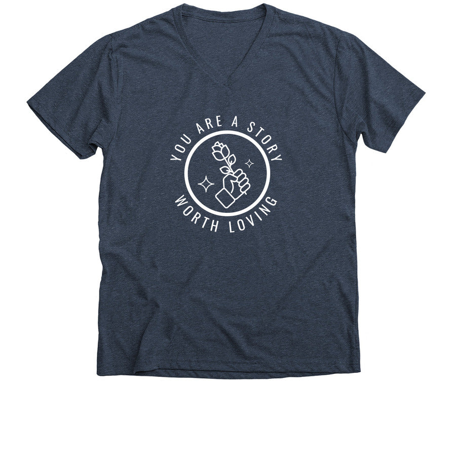 Bonfire Premium Unisex V Neck Tee image 4